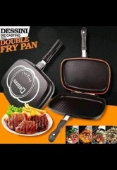 Double grill pan